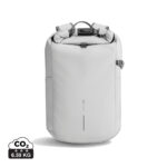 Sac à dos gris antivol avec serrure intégrée