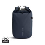 Sac à dos bleu avec fermeture sécurisée