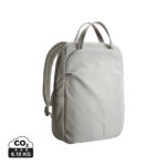 Sac à dos gris minimaliste avec poignée supérieure