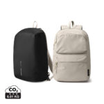 Deux sacs à dos noir et beige modernes