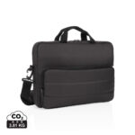 Sacoche ordinateur portable noire avec bandoulière