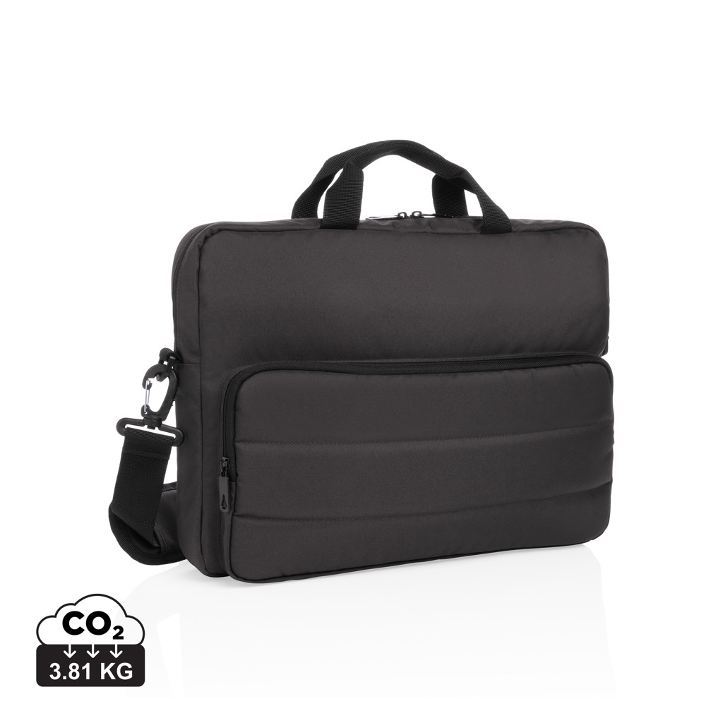 Sacoche ordinateur portable noire avec bandoulière