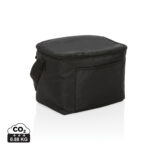Sac isotherme noir avec poignée et fermeture zippée