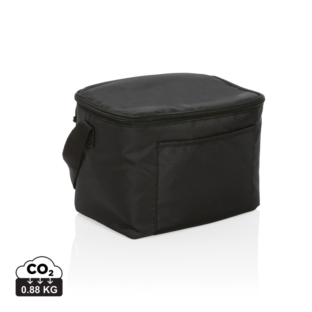 Sac isotherme noir avec poignée et fermeture zippée