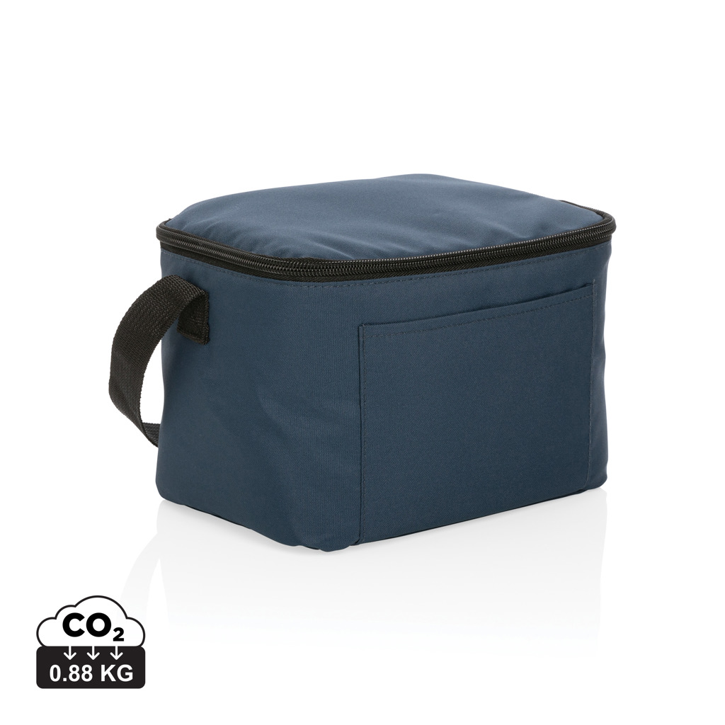 Glacière souple bleue avec poignée et fermeture zippée