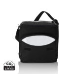 Sac isotherme noir avec bandoulière et poche frontale