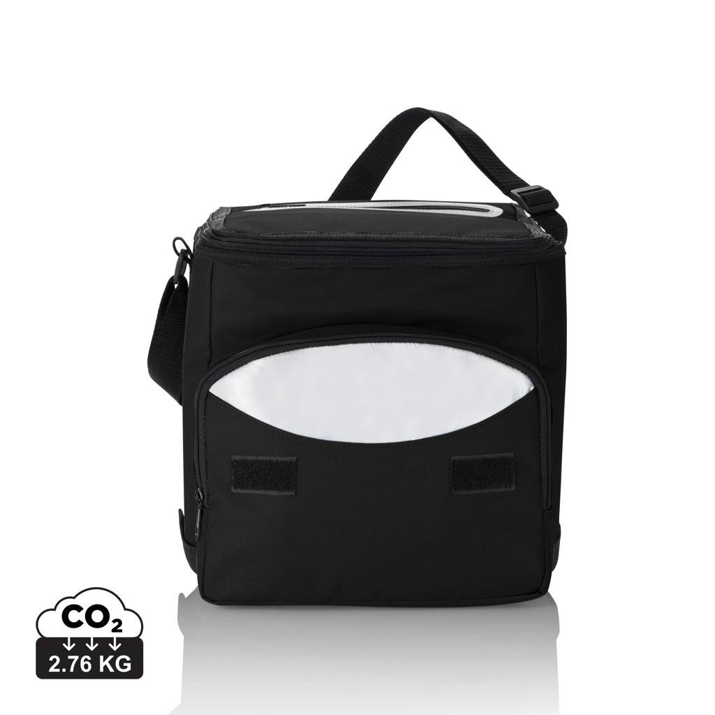 Sac isotherme noir avec bandoulière et poche frontale