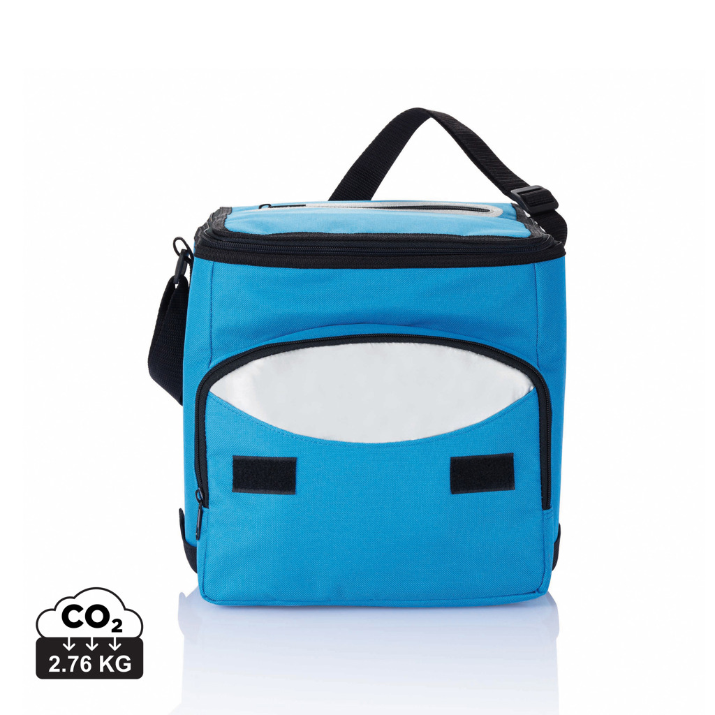 Sac isotherme bleu avec bandoulière noire