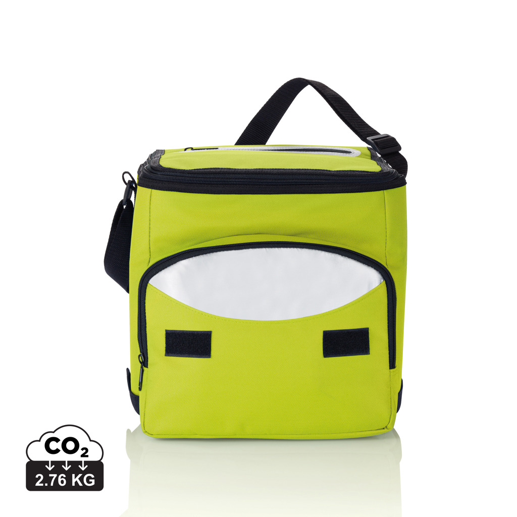 Sac isotherme jaune avec bandoulière noire