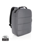 Sac à dos gris minimaliste matelassé