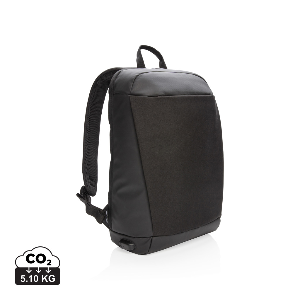 Sac à dos noir moderne minimaliste