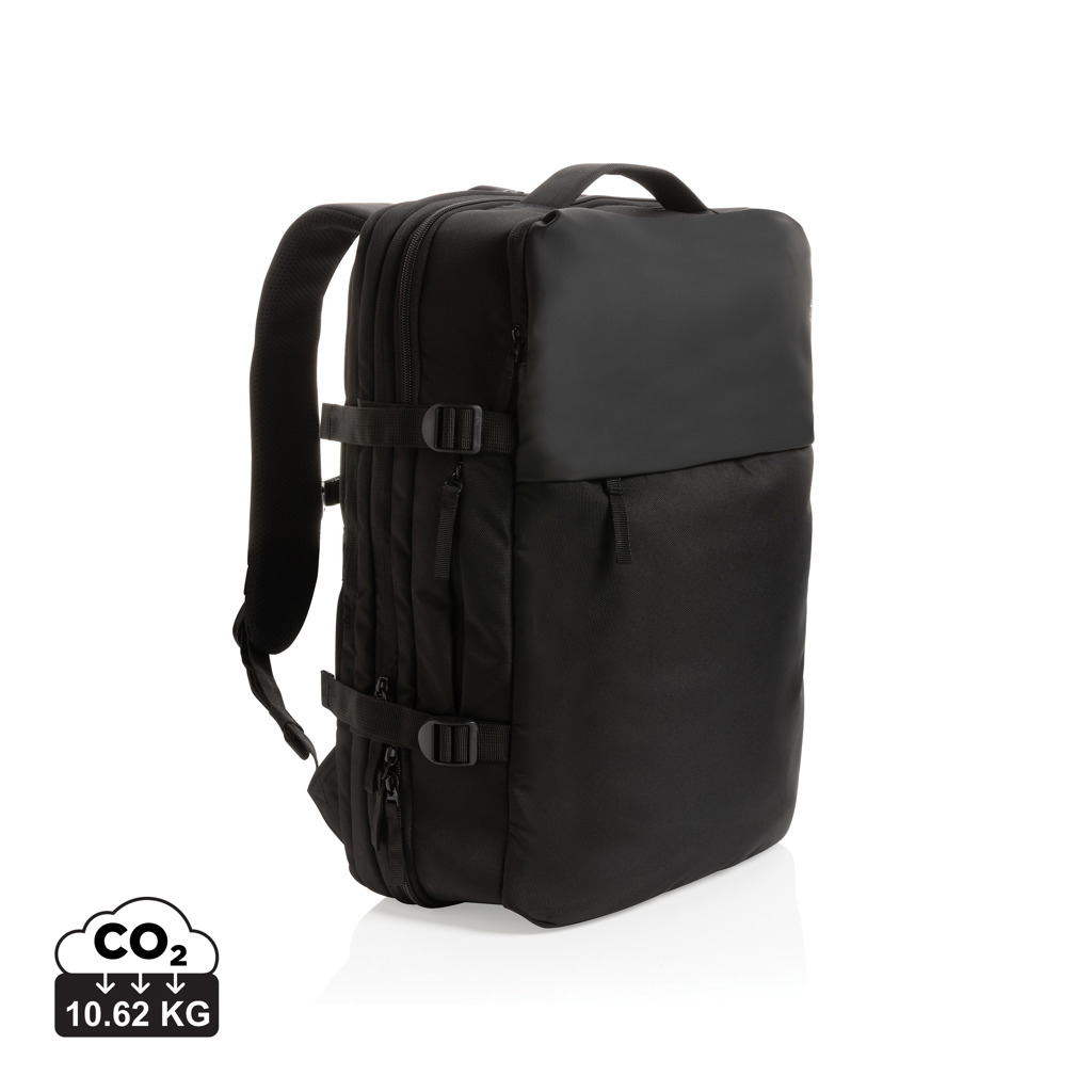 Sac à dos noir moderne avec sangles latérales