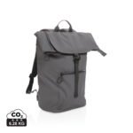 Sac à dos gris moderne à rabat