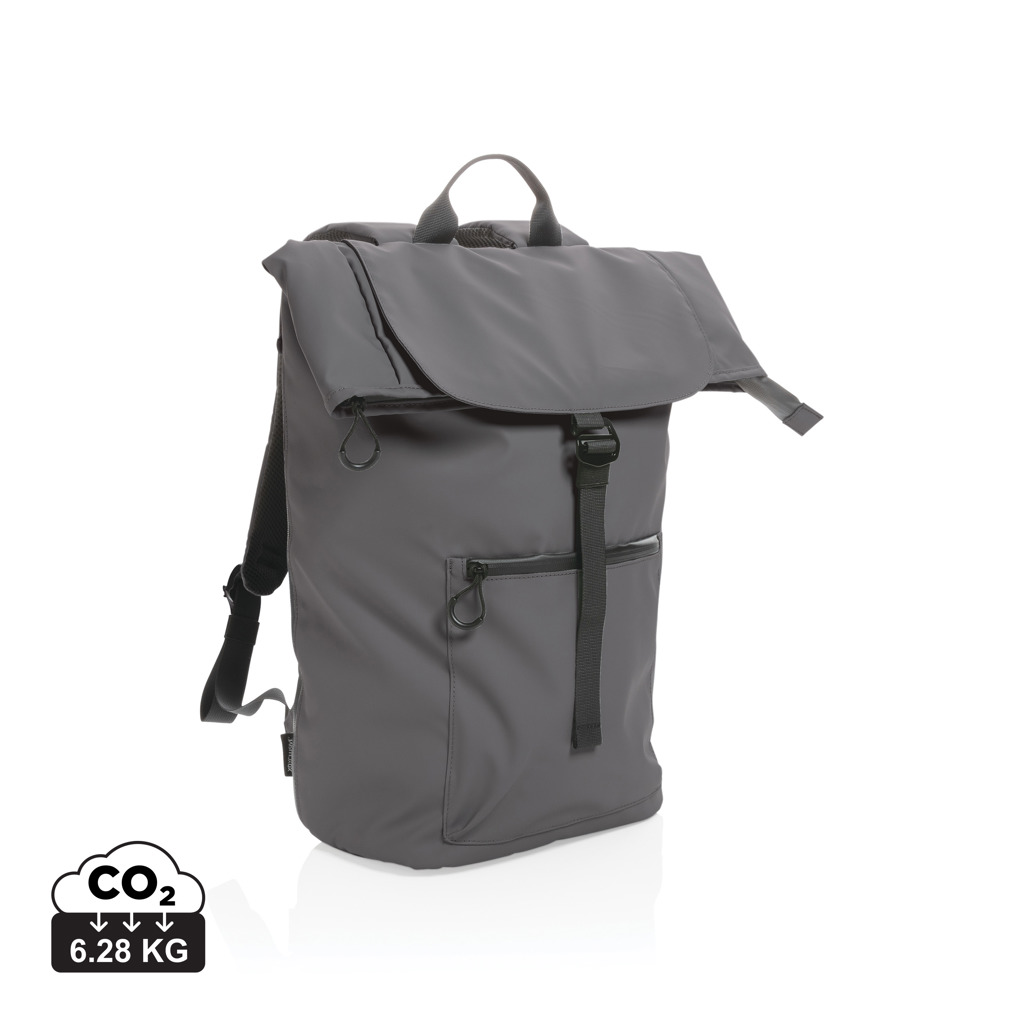 Sac à dos gris moderne à rabat