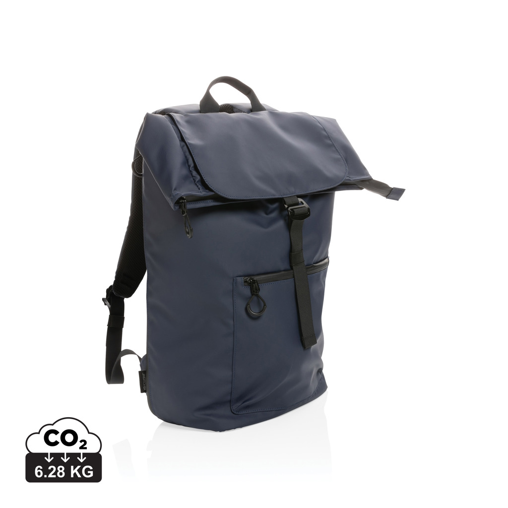 Sac à dos bleu marine avec rabat