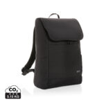 Sac à dos noir minimaliste avec rabat