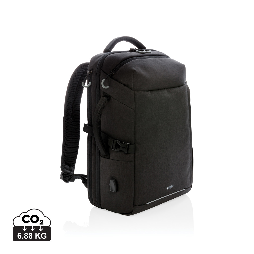 Sac à dos noir moderne avec port USB