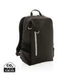 Sac à dos noir moderne avec poche zippée