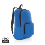 Sac à dos bleu avec poche frontale