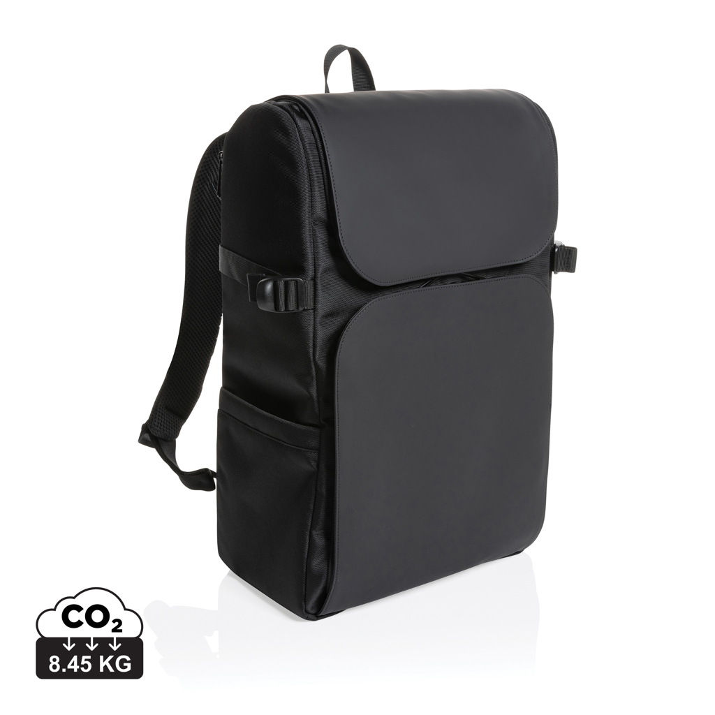 Sac à dos noir moderne avec rabat