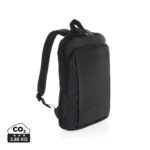 Sac à dos noir minimaliste avec fermeture éclair
