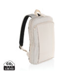 Sac à dos beige minimaliste avec fermeture éclair