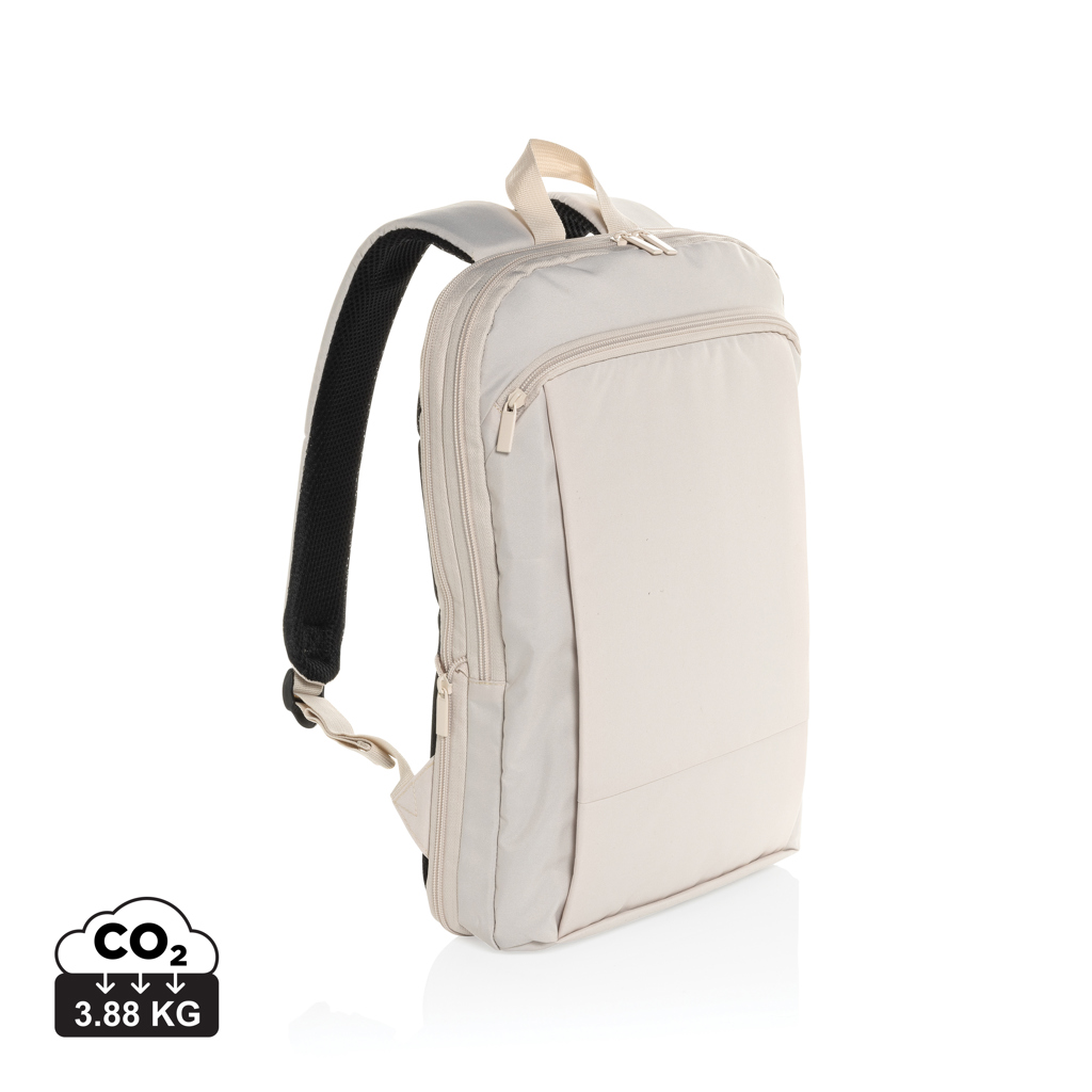 Sac à dos beige minimaliste avec fermeture éclair