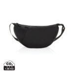 Sac banane noir minimaliste avec bandoulière