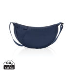 Sac bandoulière bleu marine forme croissant