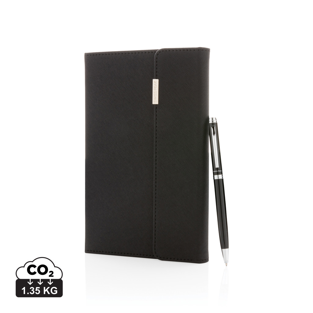 set carnets de notes a5 et stylo swiss peak