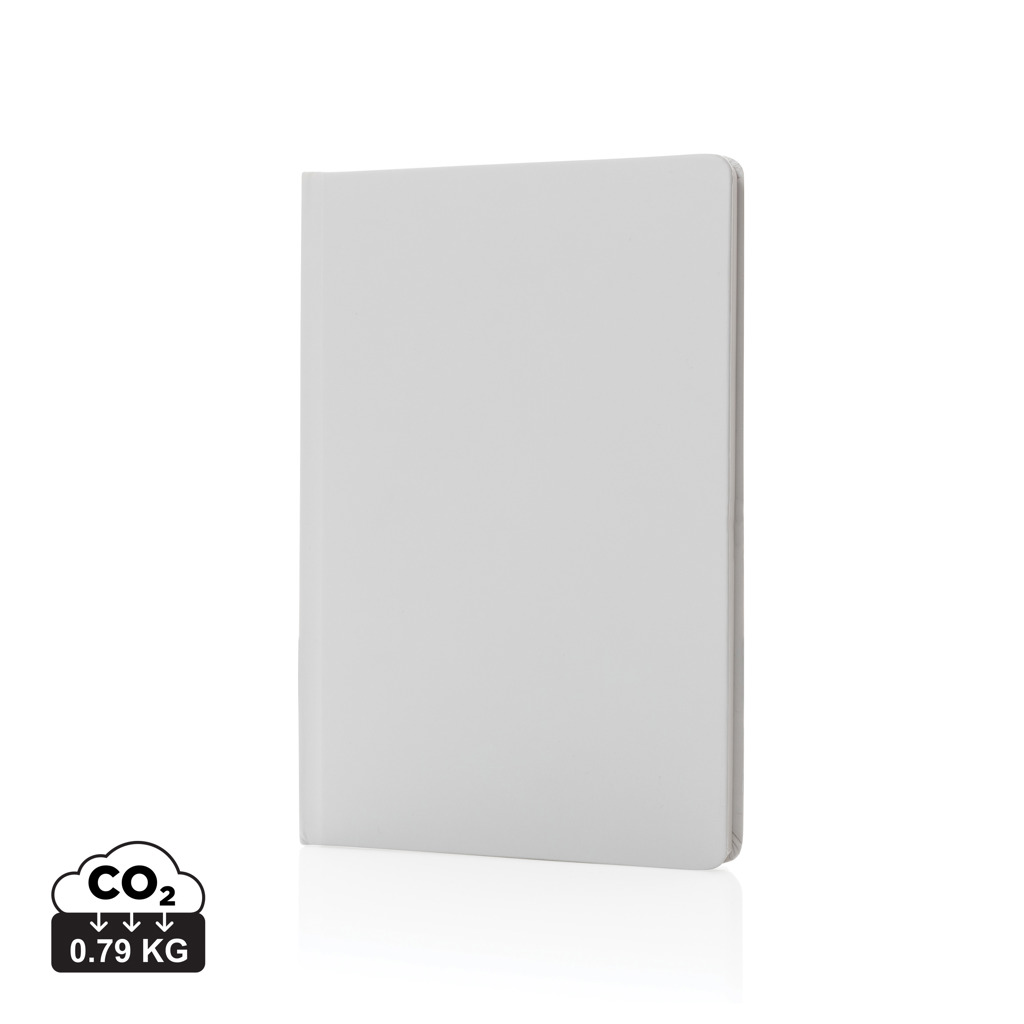 Carnet blanc minimaliste avec indicateur CO2 0,79 kg