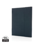 Classeur bleu foncé avec indicateur CO2