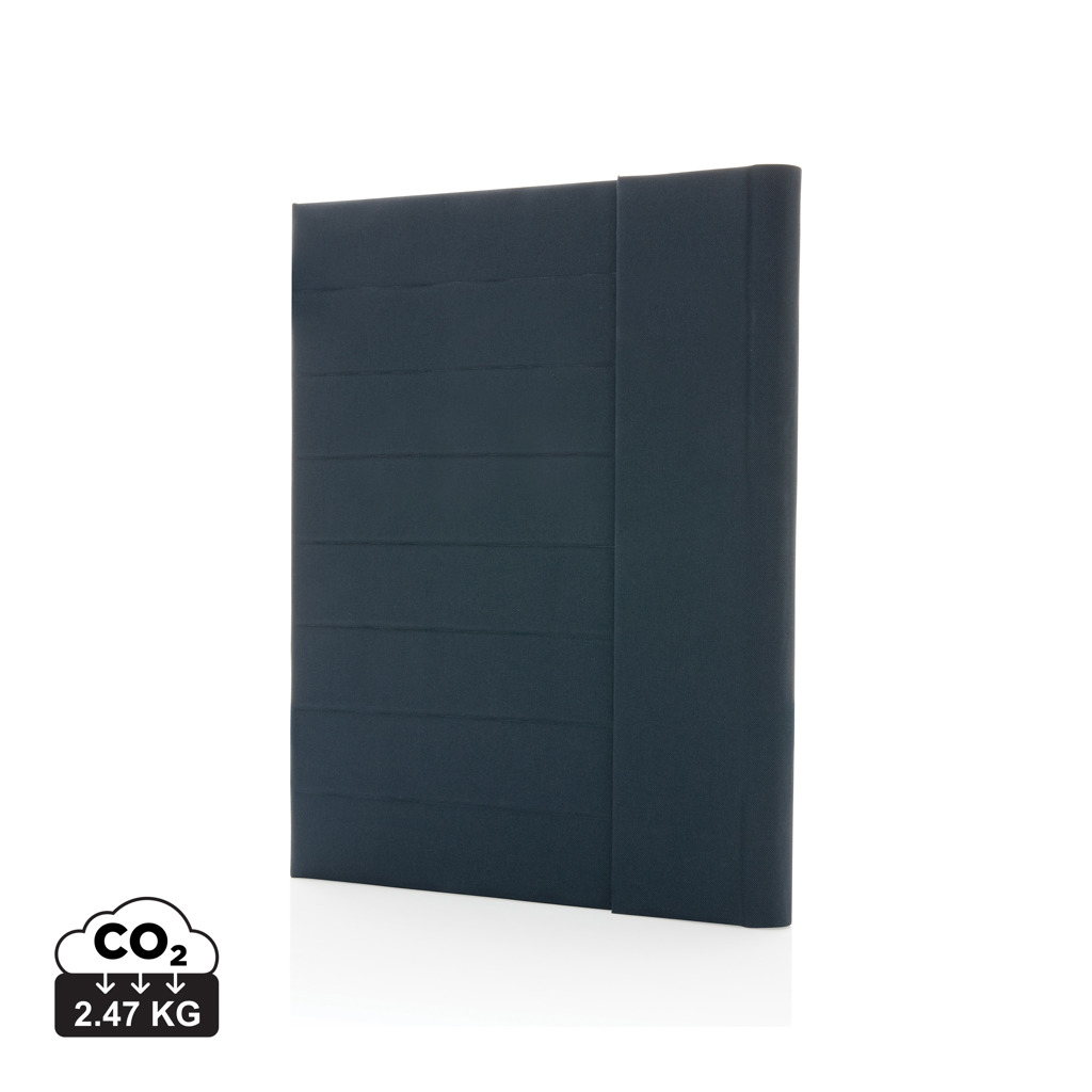 Classeur bleu foncé avec indicateur CO2