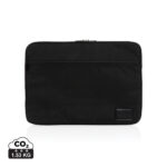 Housse d’ordinateur portable noire minimaliste