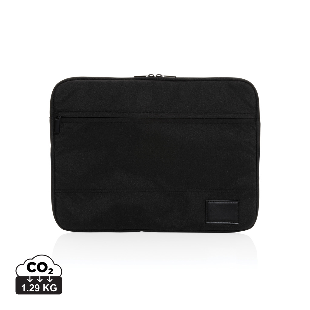 Housse d’ordinateur portable noire avec fermeture éclair