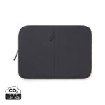 Housse d’ordinateur portable noire avec fermeture éclair