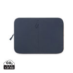 Housse d’ordinateur portable bleu marine avec fermeture éclair