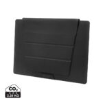 Housse d’ordinateur portable noire avec poches frontales