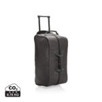Valise cabine grise à roulettes avec poignée télescopique