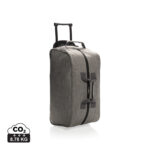 Sac de voyage à roulettes gris extensible