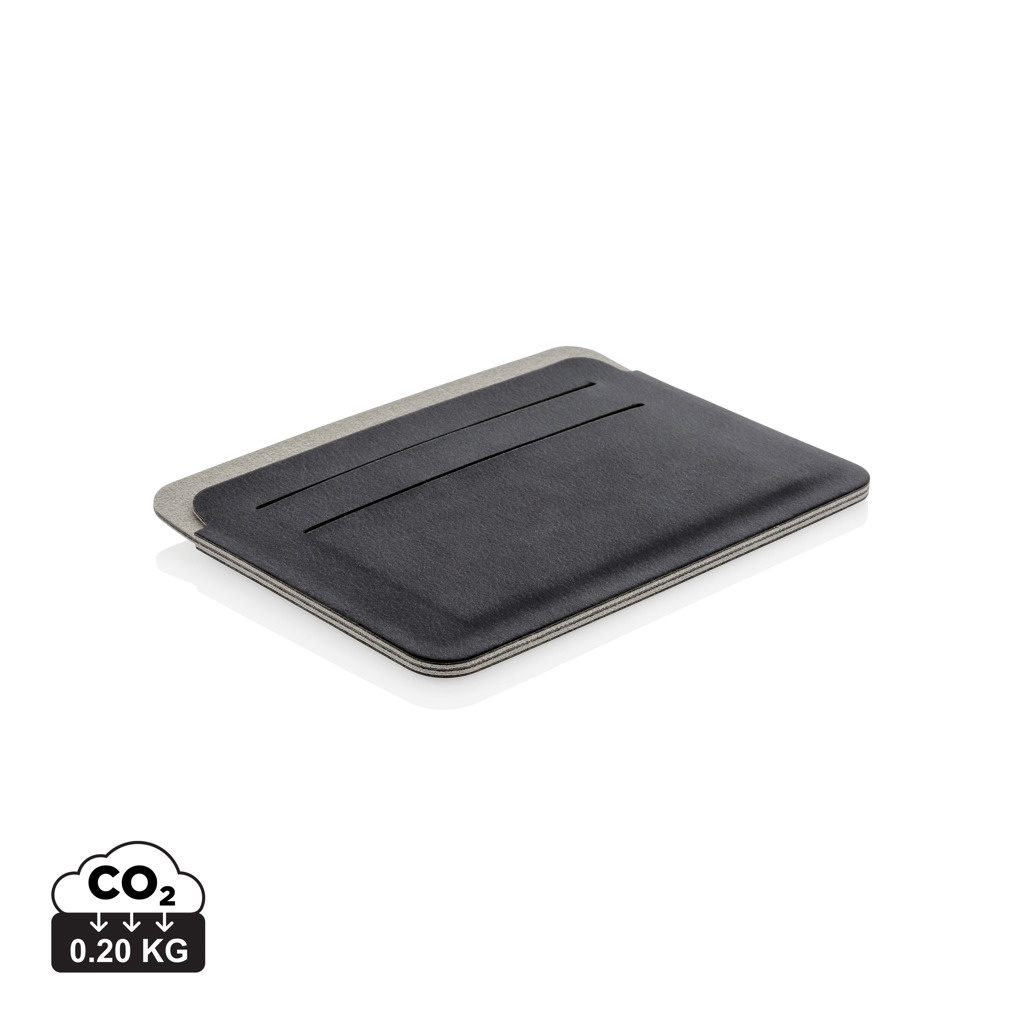 Housse d’ordinateur portable noire minimaliste
