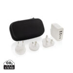 Kit chargeur universel avec adaptateurs internationaux et étui