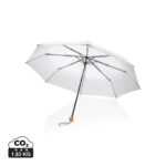 Parapluie transparent avec manche noir et dragonne