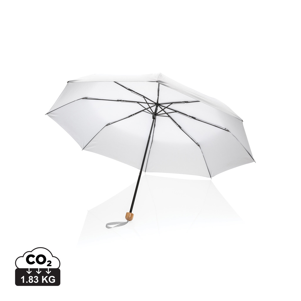 Parapluie transparent avec manche noir et dragonne