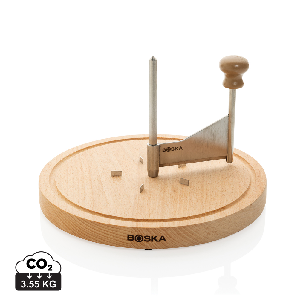 Girolle à fromage Boska sur socle en bois