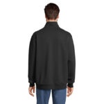 Homme portant un sweat noir vue arrière