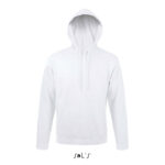 Sweat à capuche blanc avec poche kangourou