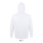 Sweat à capuche blanc vue arrière