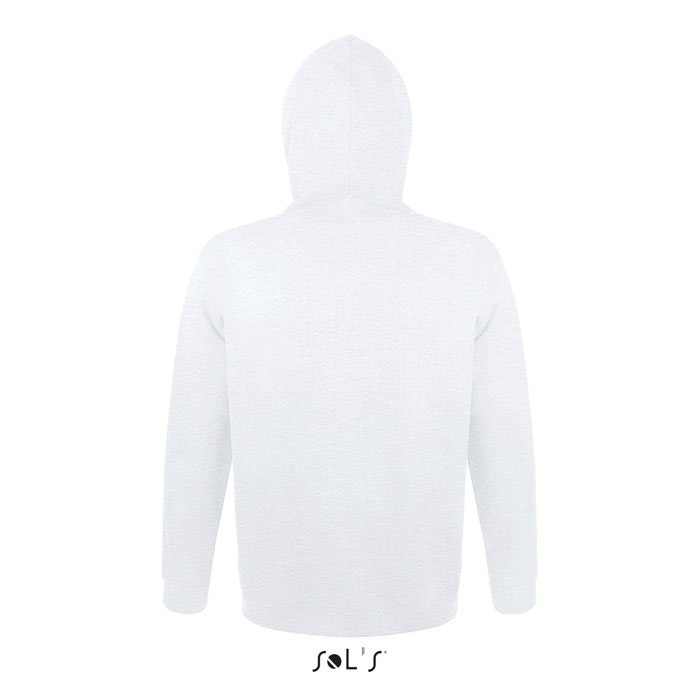 Sweat à capuche blanc vue arrière