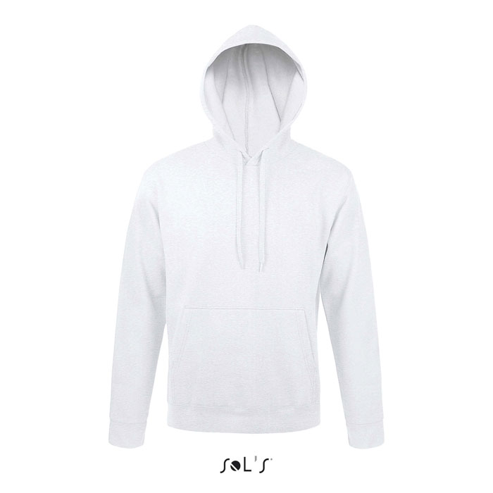 Sweat à capuche blanc avec poche kangourou